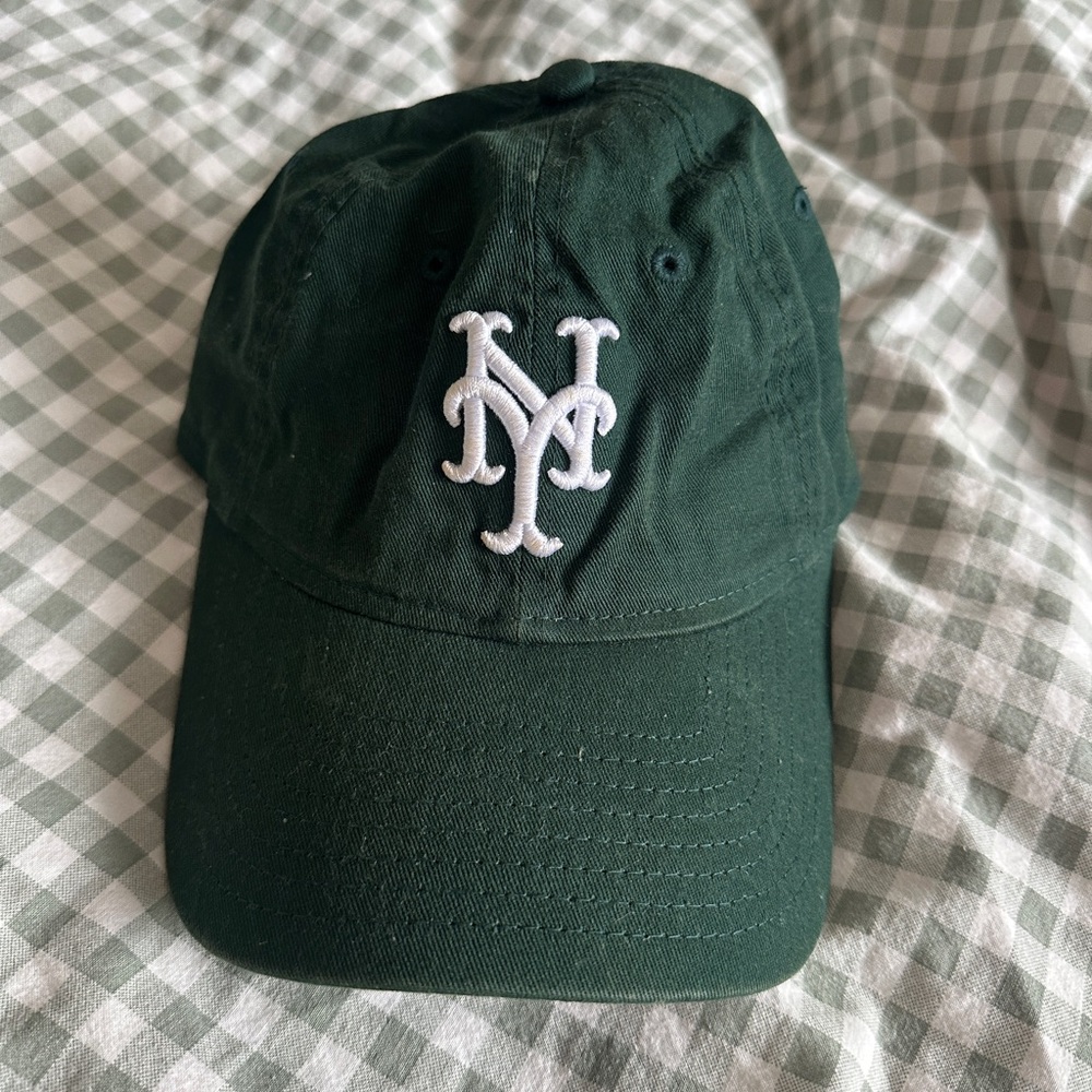 New Era Dark Green Baseball Cap with White Embroidered Logo